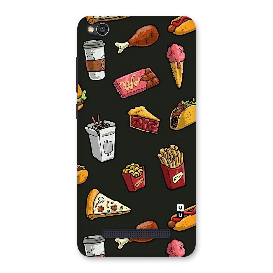 Foodie Pattern Back Case for Redmi 4A