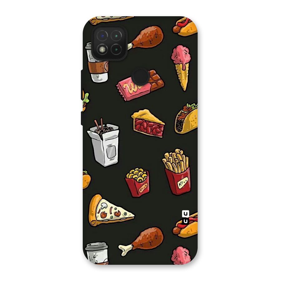 Foodie Pattern Back Case for Redmi 9C