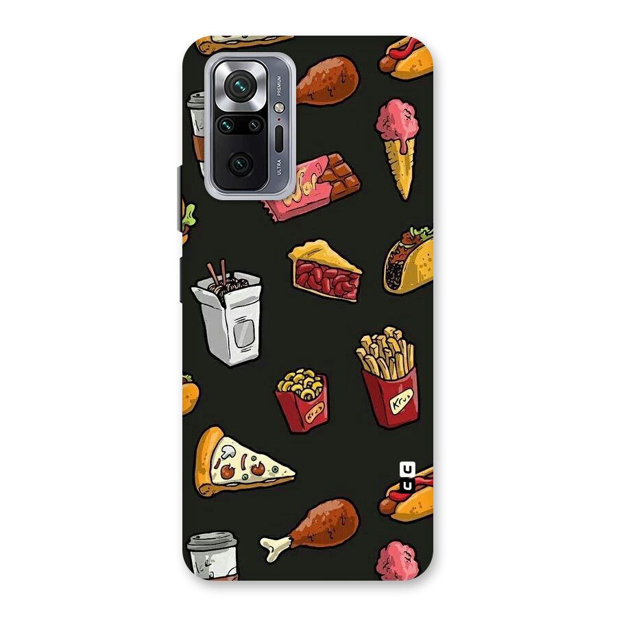 Foodie Pattern Back Case for Redmi Note 10 Pro Max
