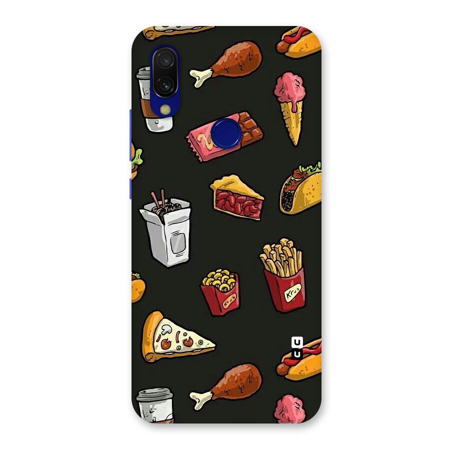 Foodie Pattern Back Case for Redmi Y3
