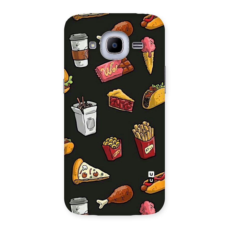 Foodie Pattern Back Case for Samsung Galaxy J2 2016