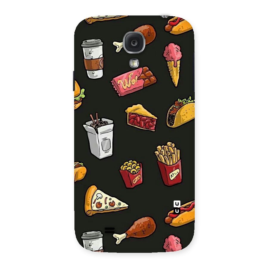 Foodie Pattern Back Case for Samsung Galaxy S4
