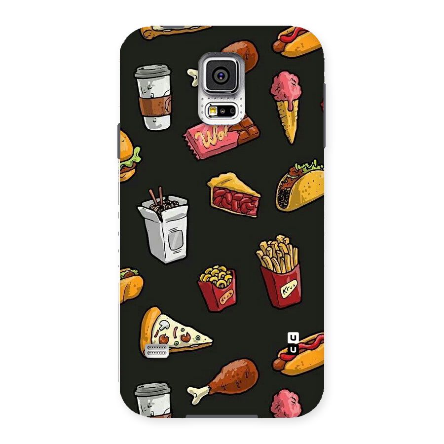 Foodie Pattern Back Case for Samsung Galaxy S5