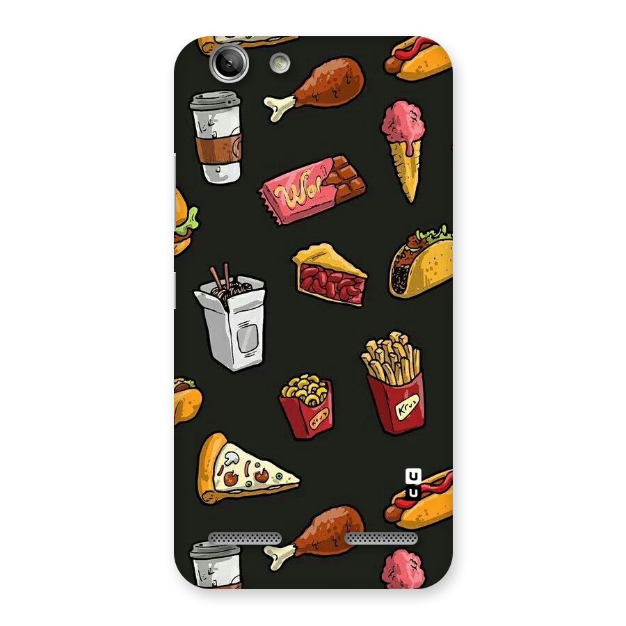 Foodie Pattern Back Case for Vibe K5