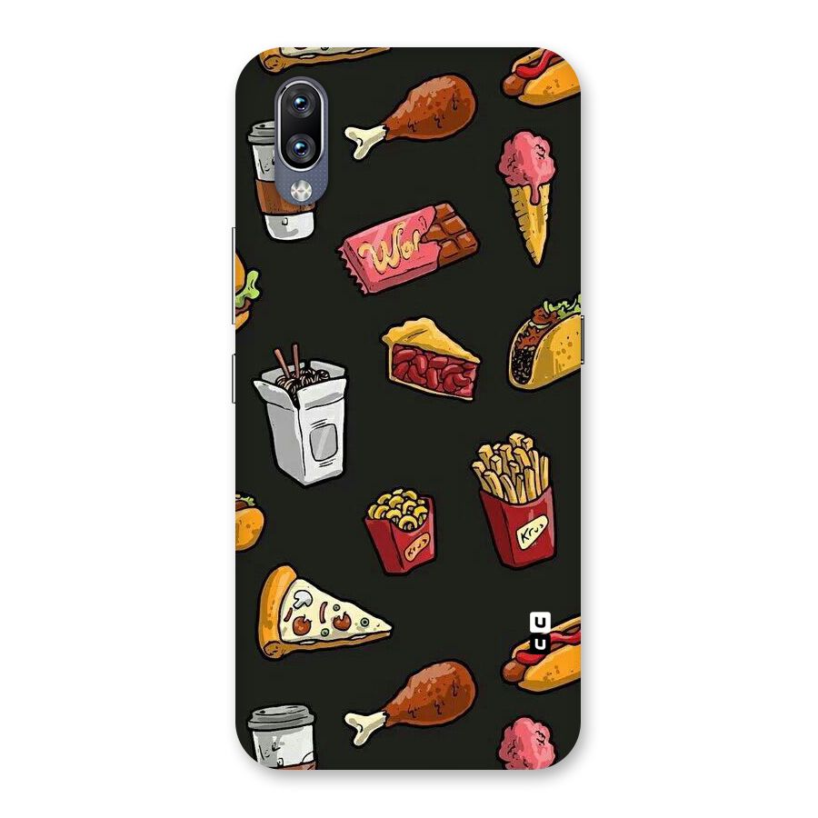 Foodie Pattern Back Case for Vivo NEX