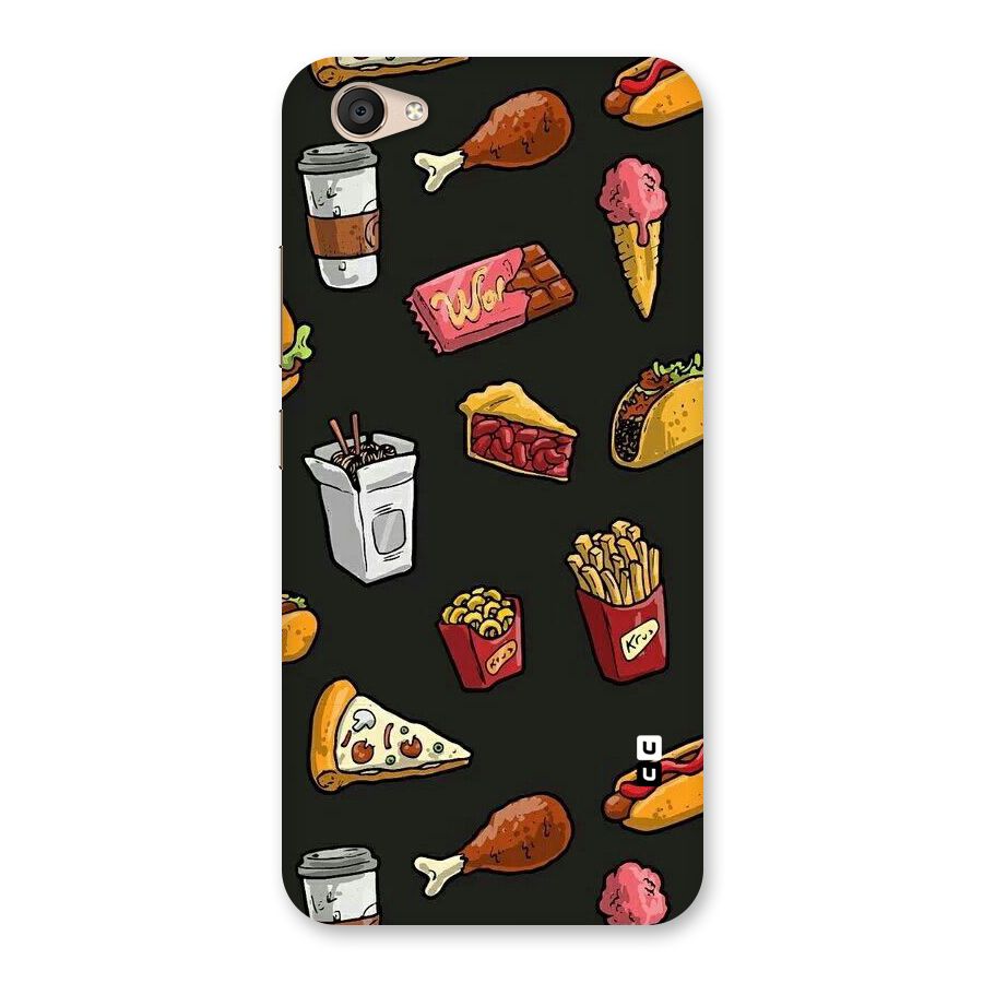 Foodie Pattern Back Case for Vivo V5 Plus