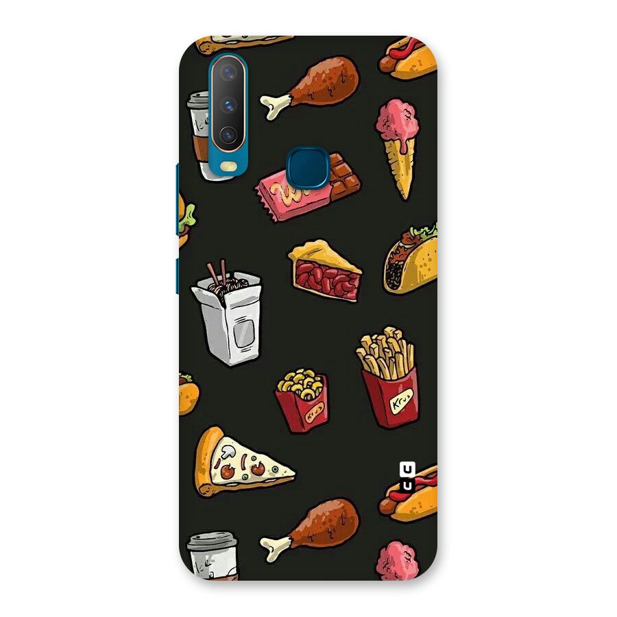 Foodie Pattern Back Case for Vivo Y11