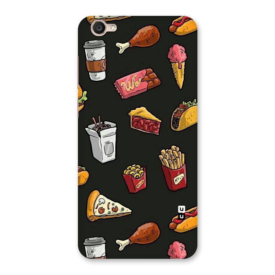 Foodie Pattern Back Case for Vivo Y55
