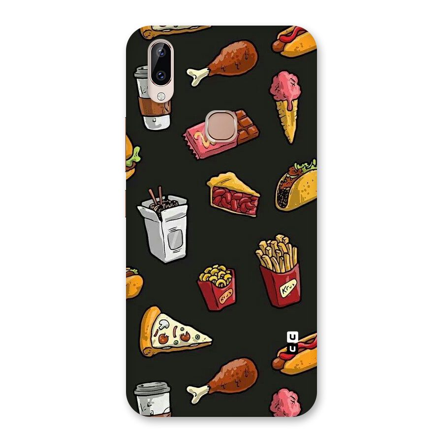 Foodie Pattern Back Case for Vivo Y83 Pro