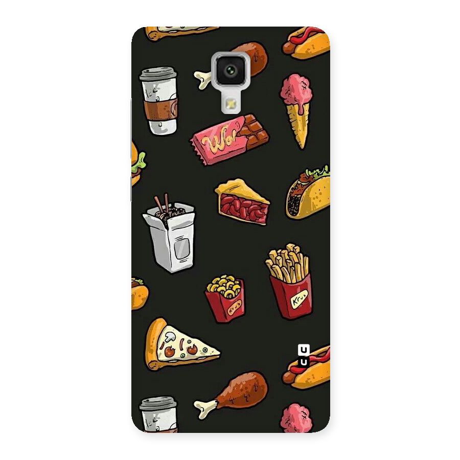 Foodie Pattern Back Case for Xiaomi Mi 4
