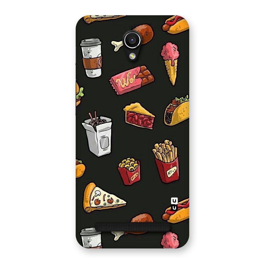 Foodie Pattern Back Case for Zenfone Go