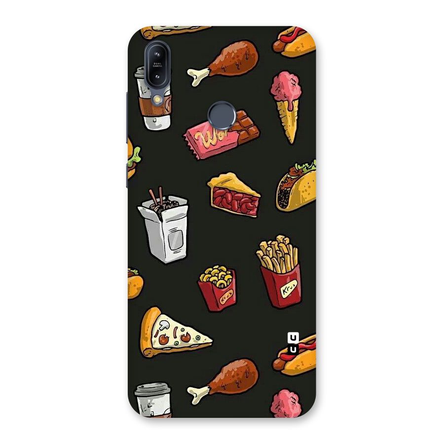 Foodie Pattern Back Case for Zenfone Max M2