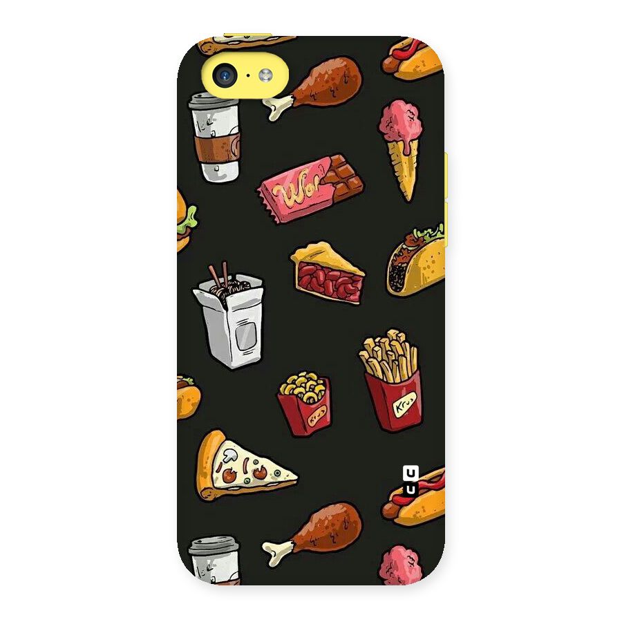 Foodie Pattern Back Case for iPhone 5C