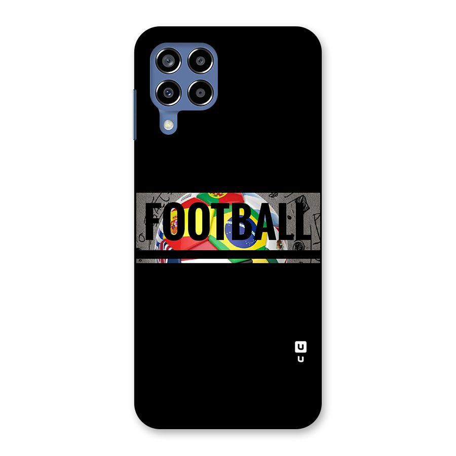 Football Typography Back Case for Galaxy M53 5G