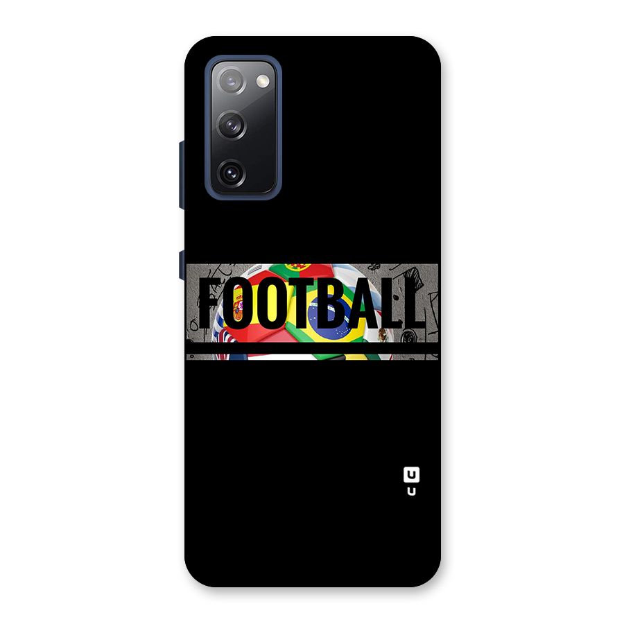 Football Typography Back Case for Galaxy S20 FE