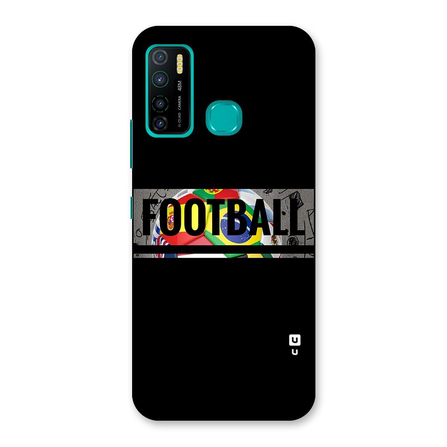 Football Typography Back Case for Infinix Hot 9 Pro