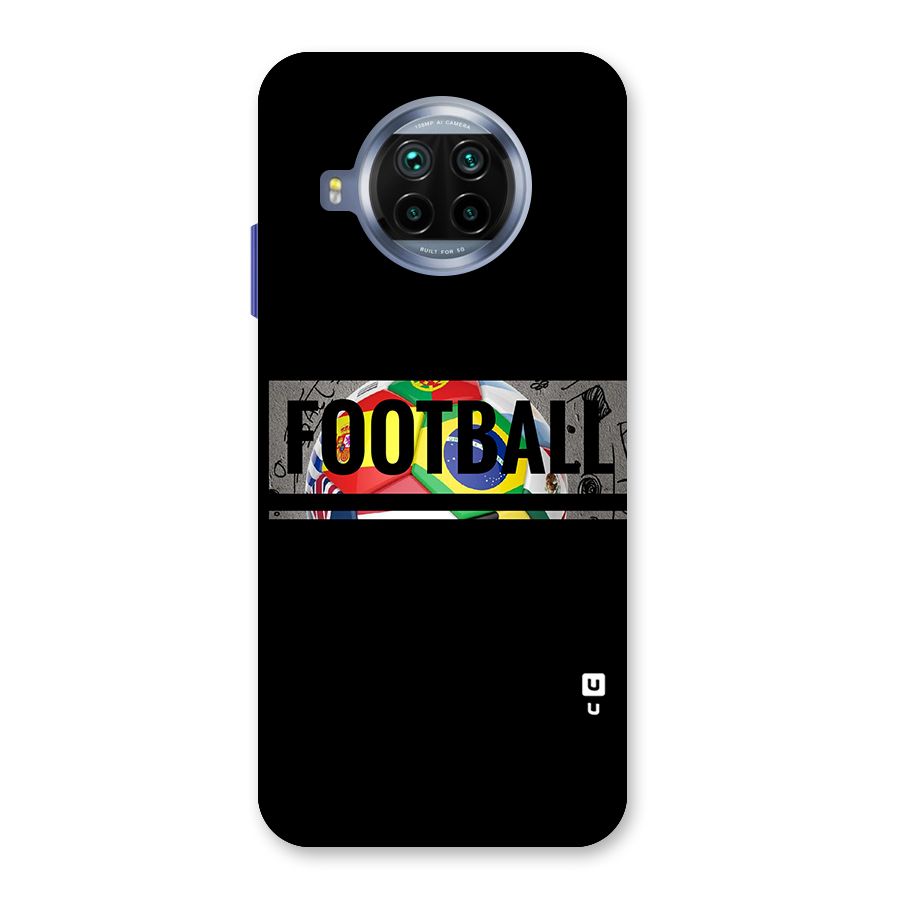 Football Typography Back Case for Mi 10i