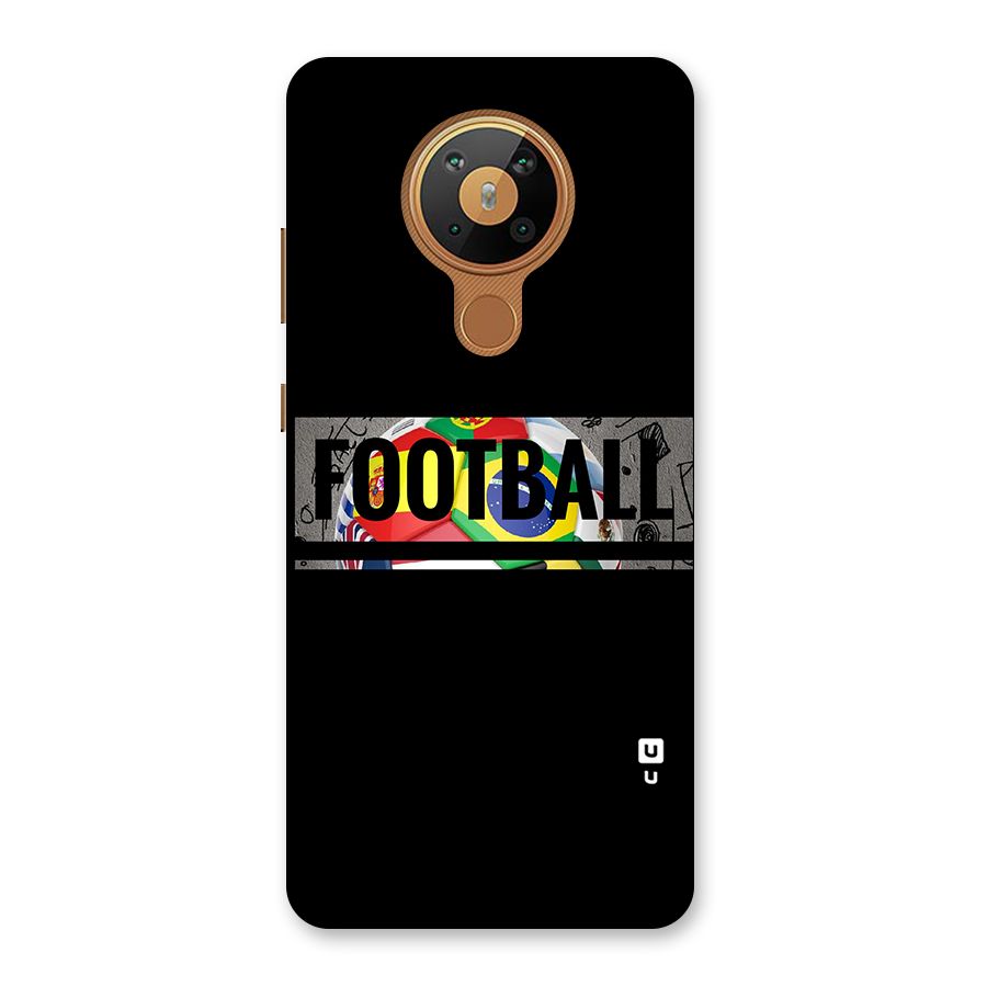 Football Typography Back Case for Nokia 5.3