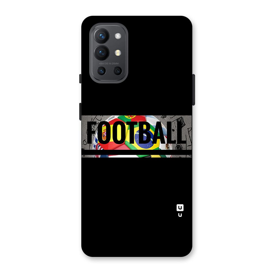 Football Typography Back Case for OnePlus 9R