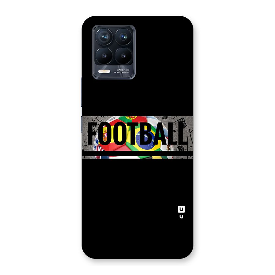 Football Typography Back Case for Realme 8 Pro