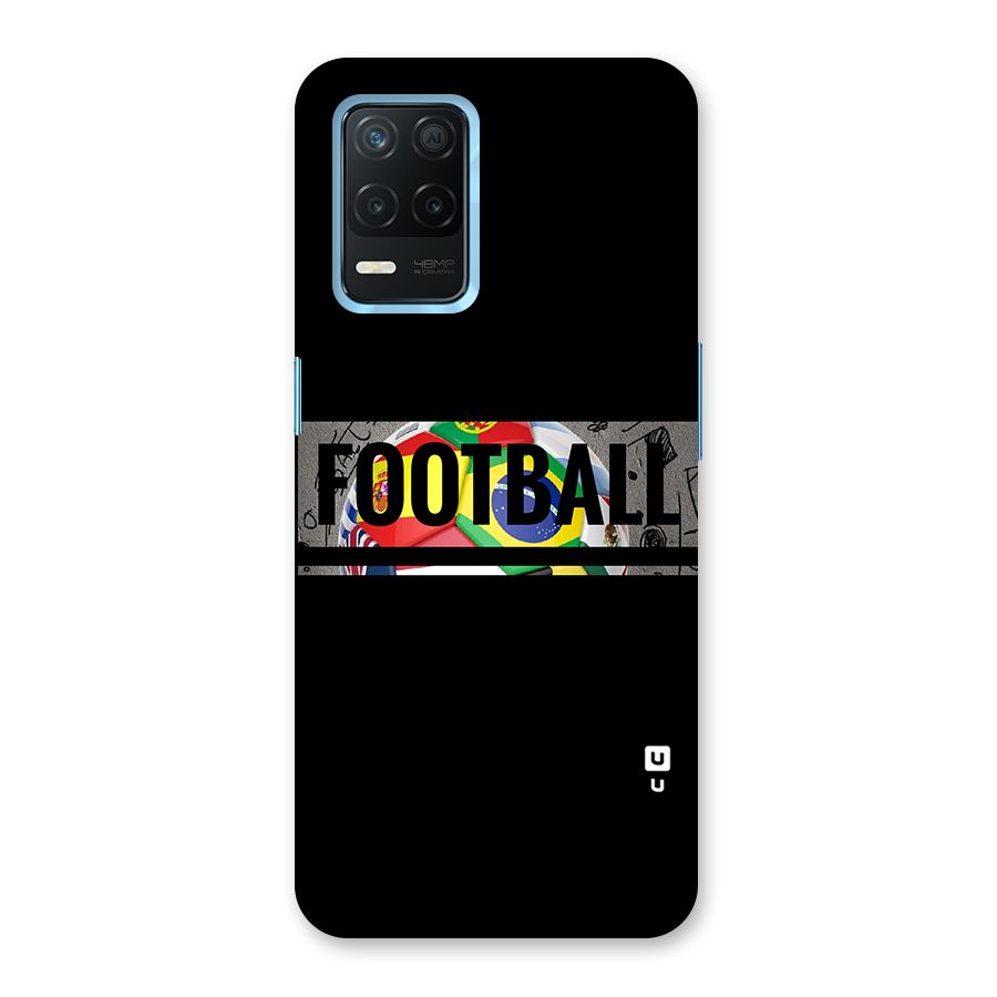 Football Typography Back Case for Realme 8s 5G