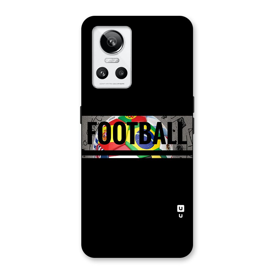 Football Typography Back Case for Realme GT Neo 3