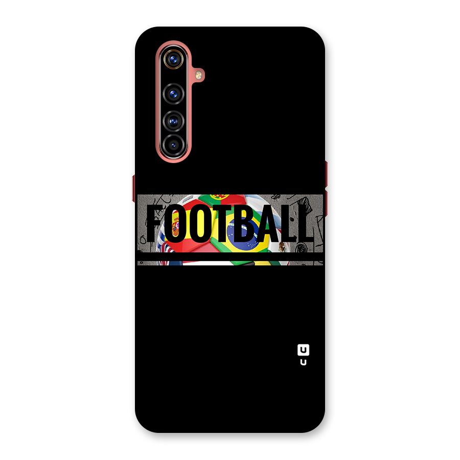 Football Typography Back Case for Realme X50 Pro