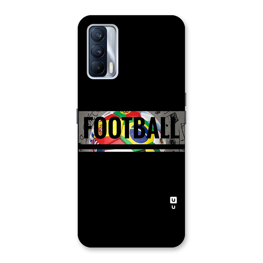 Football Typography Back Case for Realme X7