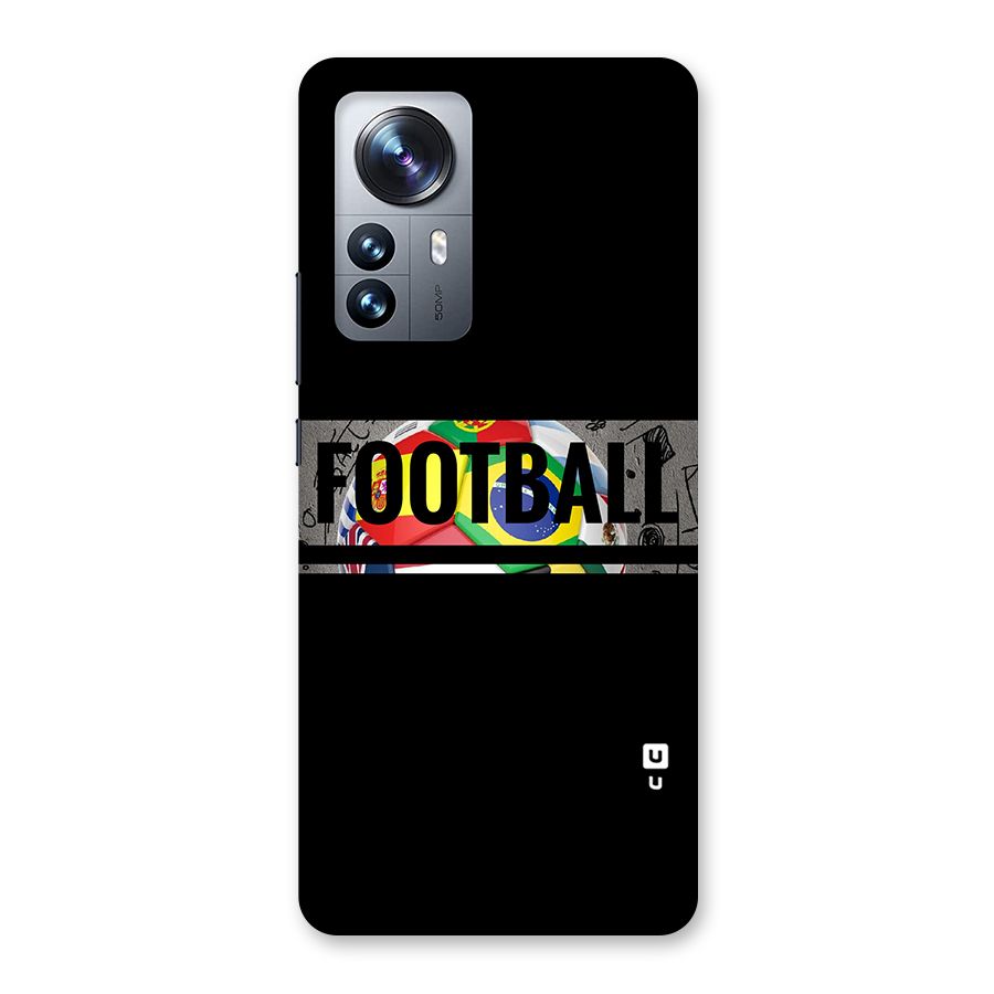 Football Typography Back Case for Xiaomi 12 Pro