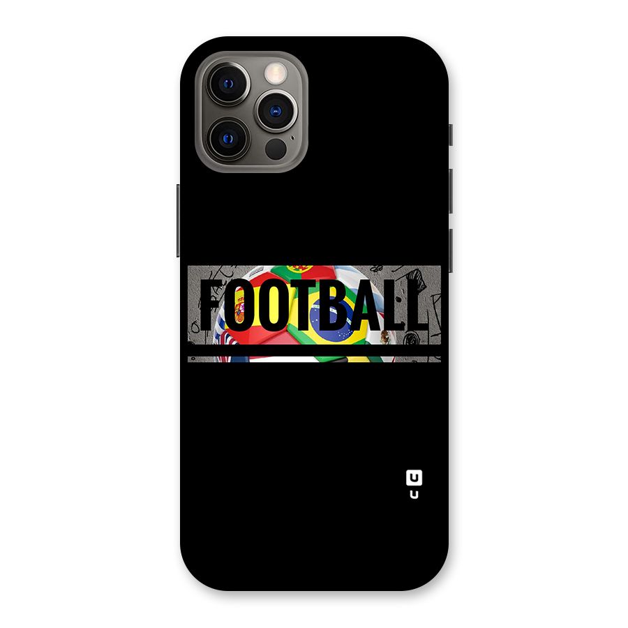 Football Typography Back Case for iPhone 12 Pro