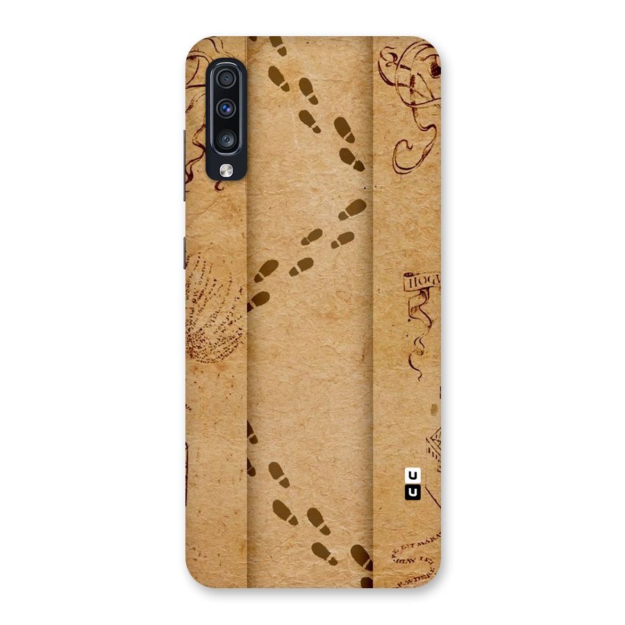 Footsteps Back Case for Galaxy A70