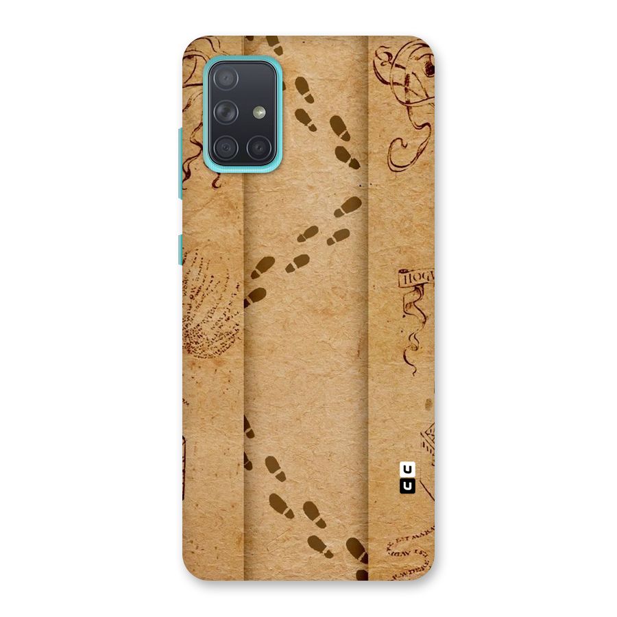 Footsteps Back Case for Galaxy A71