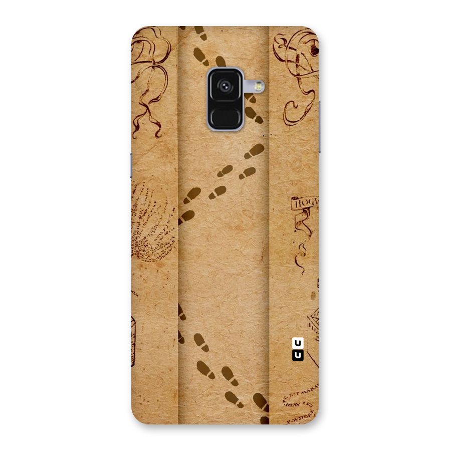 Footsteps Back Case for Galaxy A8 Plus