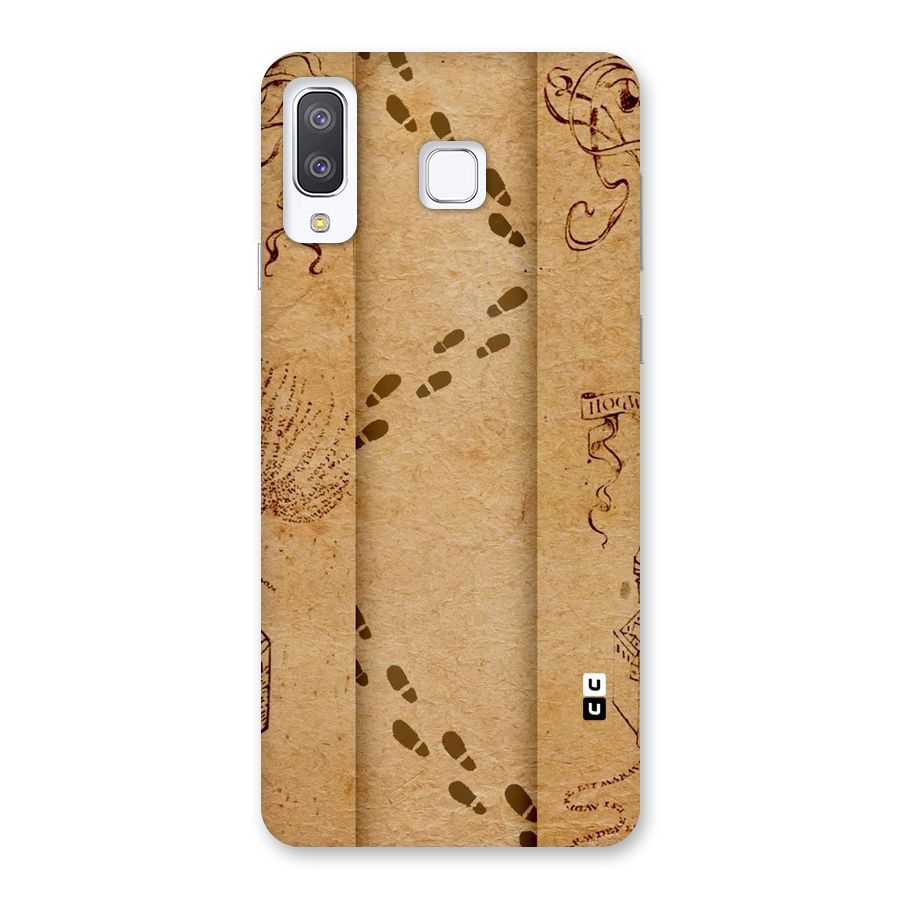 Footsteps Back Case for Galaxy A8 Star