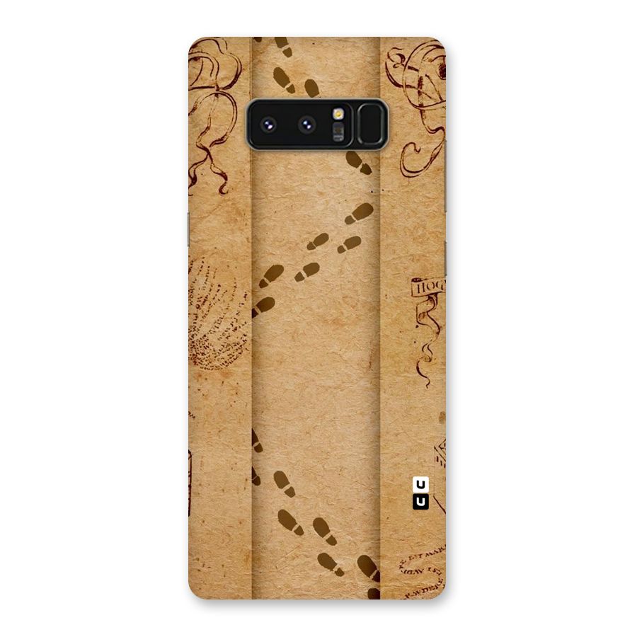 Footsteps Back Case for Galaxy Note 8
