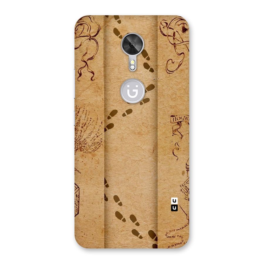 Footsteps Back Case for Gionee A1