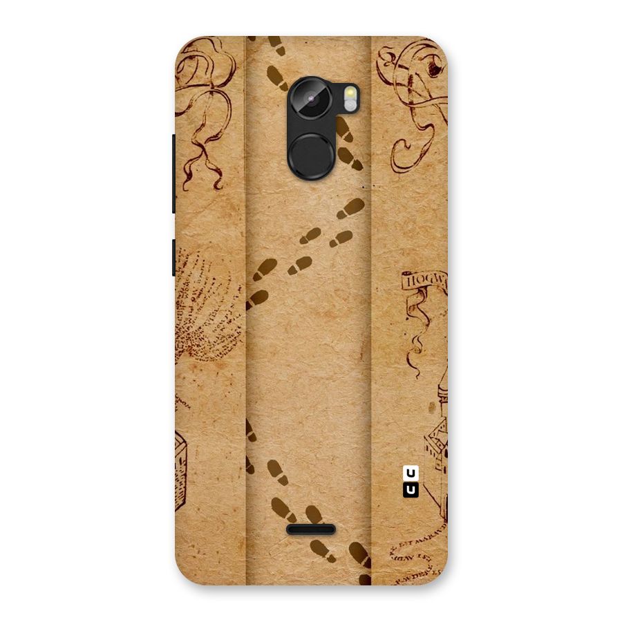 Footsteps Back Case for Gionee X1