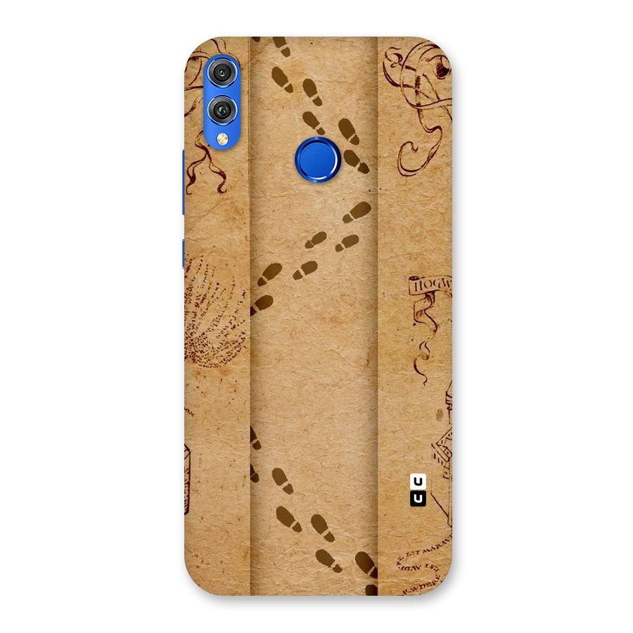 Footsteps Back Case for Honor 8X