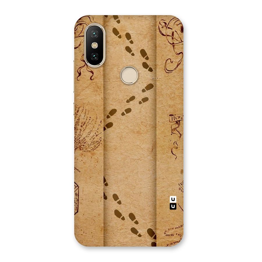Footsteps Back Case for Mi A2