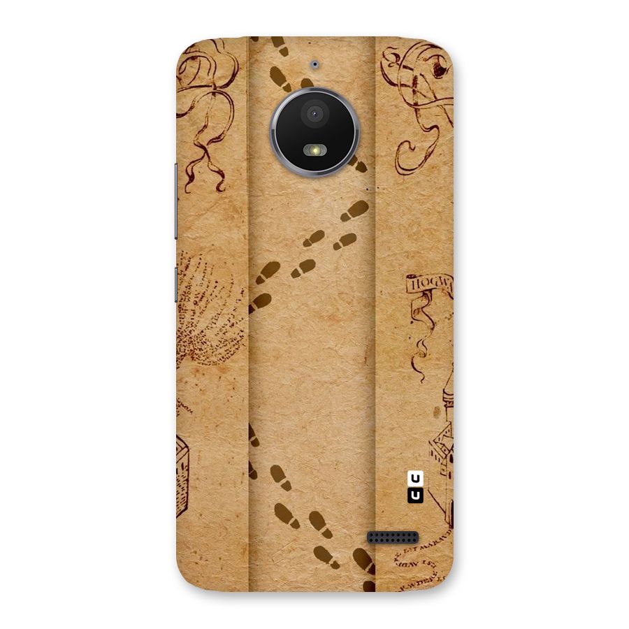 Footsteps Back Case for Moto E4