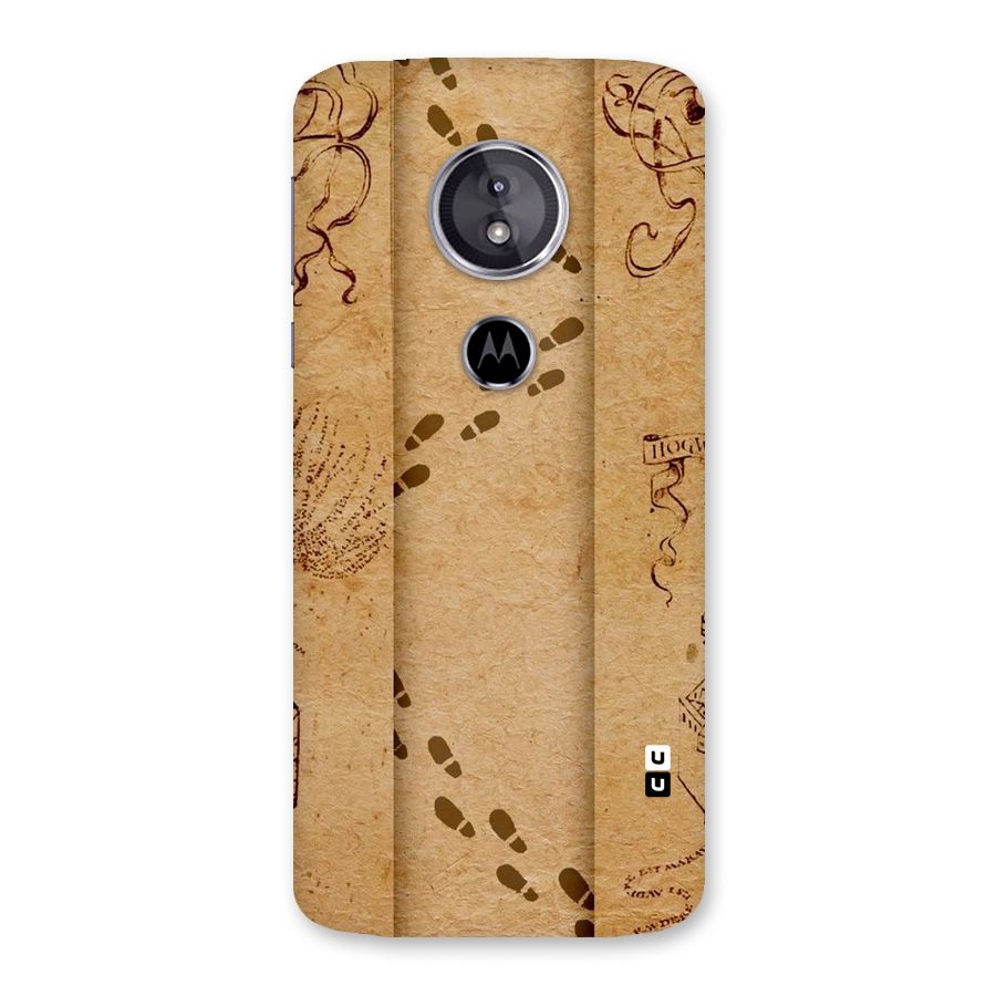 Footsteps Back Case for Moto E5