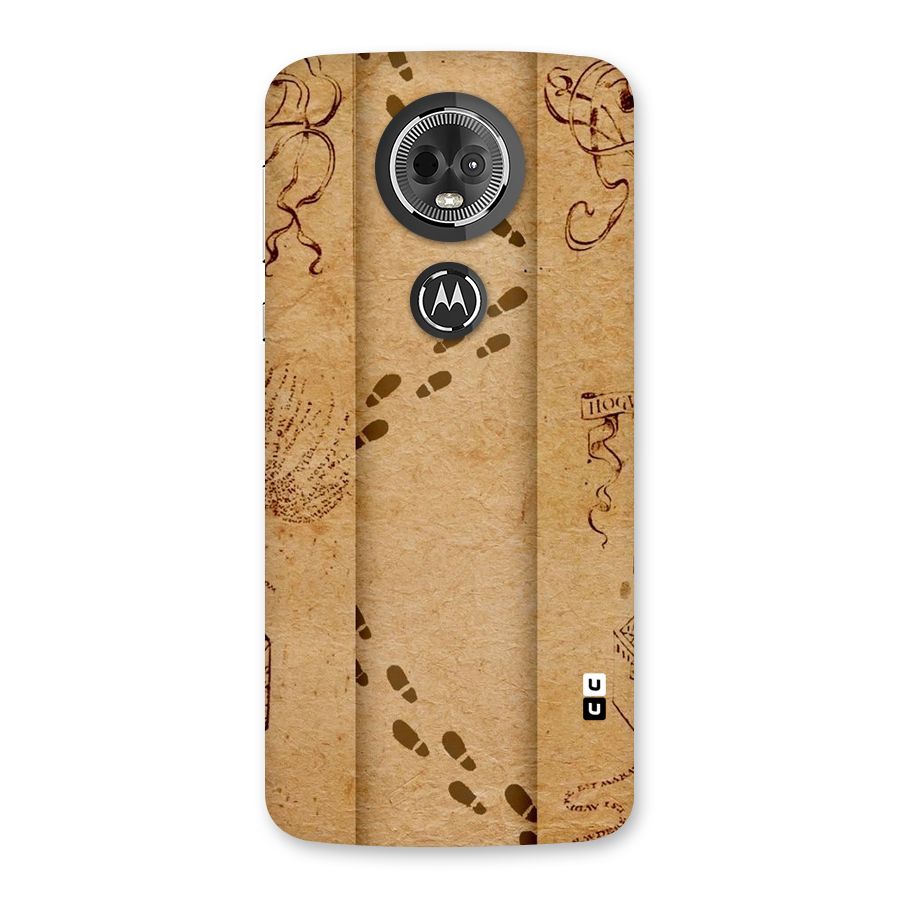 Footsteps Back Case for Moto E5 Plus