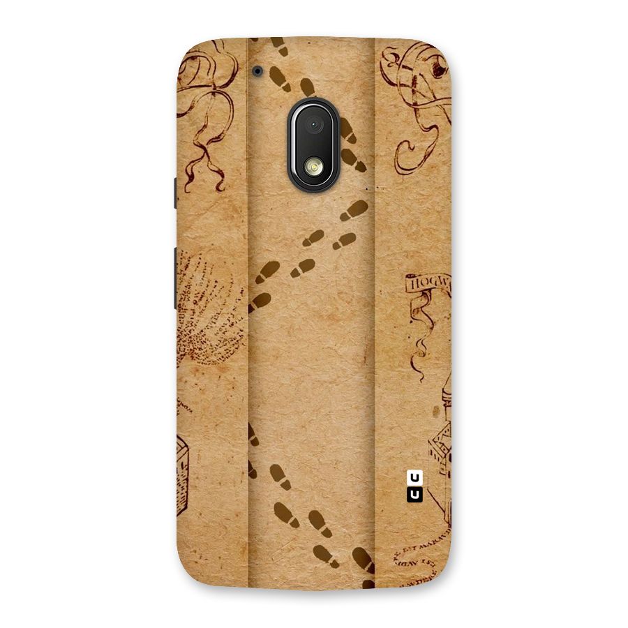 Footsteps Back Case for Moto G4 Play