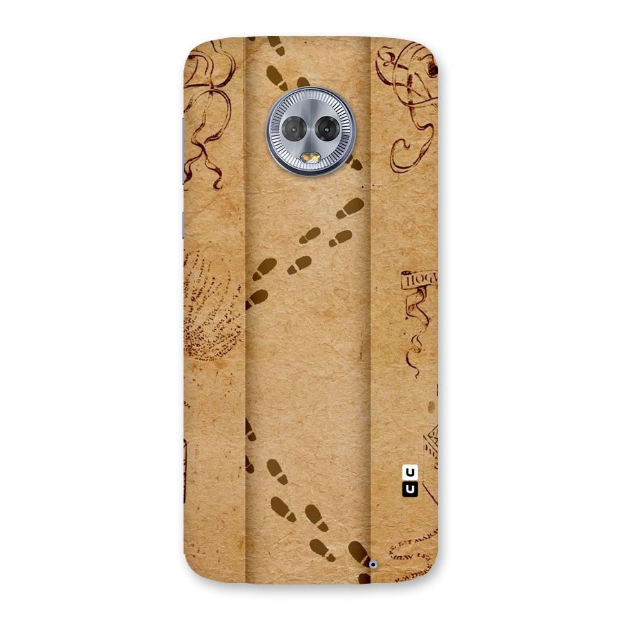 Footsteps Back Case for Moto G6 Plus