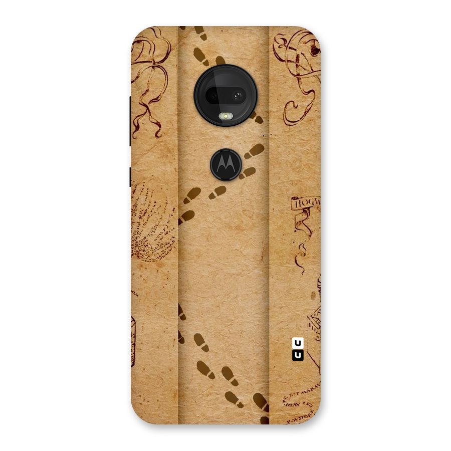 Footsteps Back Case for Moto G7