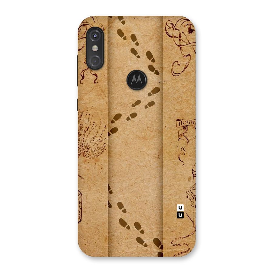 Footsteps Back Case for Motorola One Power