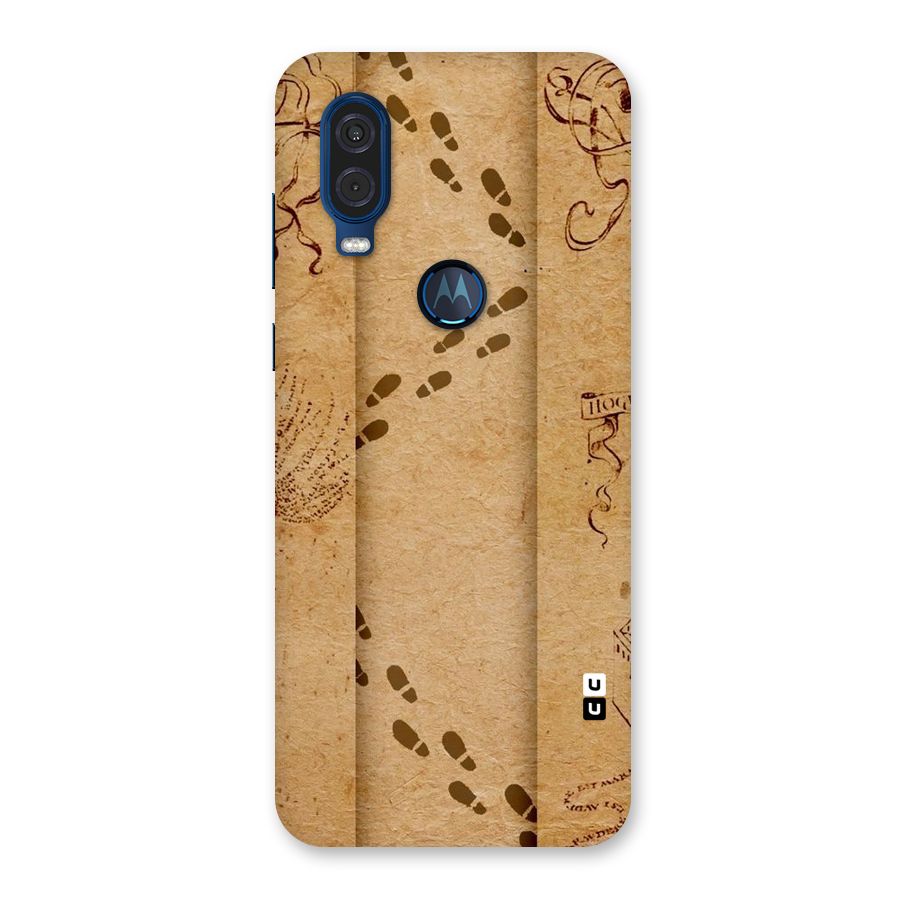 Footsteps Back Case for Motorola One Vision