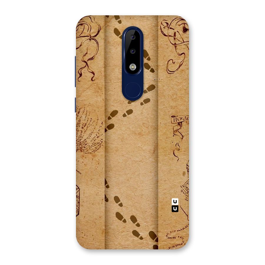 Footsteps Back Case for Nokia 5.1 Plus