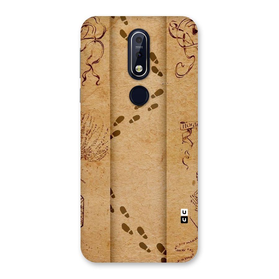 Footsteps Back Case for Nokia 7.1