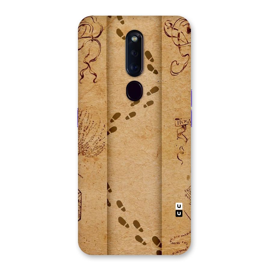 Footsteps Back Case for Oppo F11 Pro